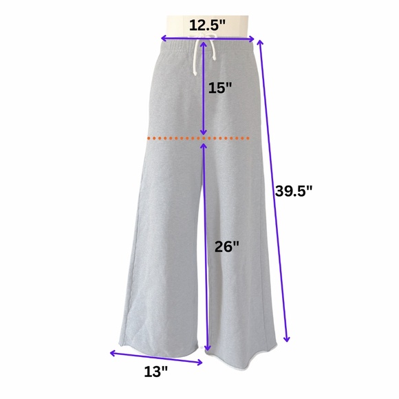 MM6 Maison Margiela | Oversized Wide-Leg Lounge Pants โ Size XXS/S - Picture 14 of 14